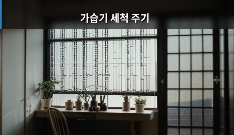 가습기 세척 주기 및 위생적인 관리 방법 가이드