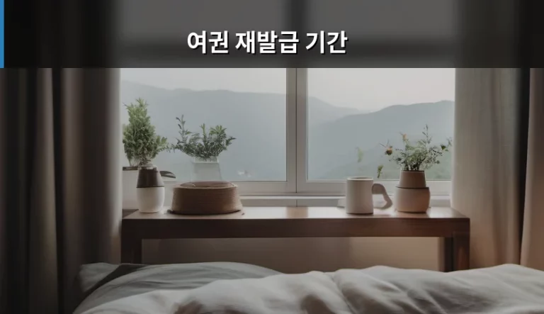 해외여행 준비의 첫걸음, 여권 재발급 기간 단축하는 꿀팁 정리