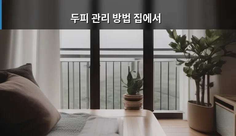 두피 관리 방법 집에서 실천하는 꿀팁 모음
