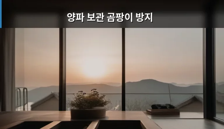 양파 보관 곰팡이 방지 방법과 신선도 유지 비결