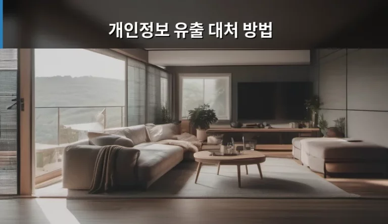 개인정보 유출 대처 방법 및 피해 예방 가이드