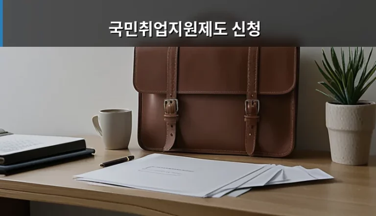 국민취업지원제도 신청 방법과 수급 자격 조건 가이드