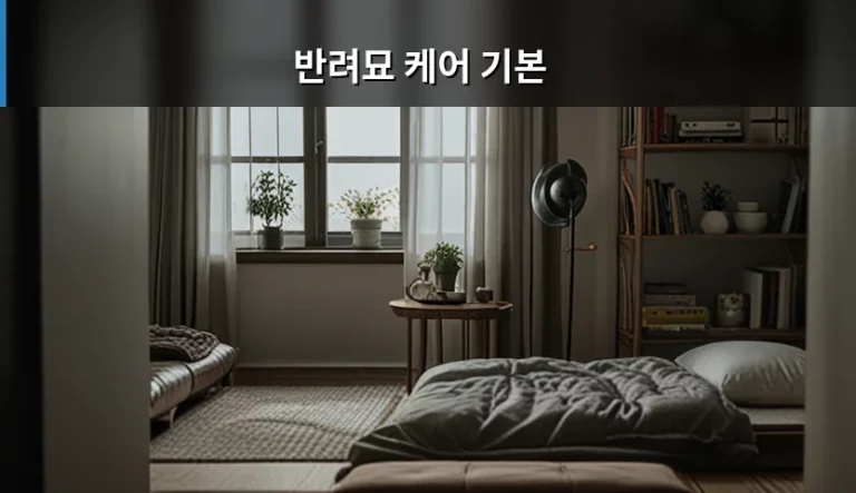 초보 집사를 위한 반려묘 케어 기본 가이드