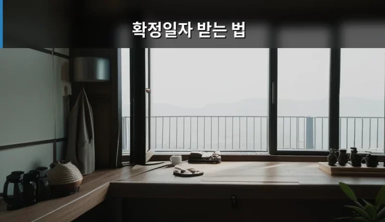 전월세 보증금 안전하게 지키는 확정일자 받는 법 안내