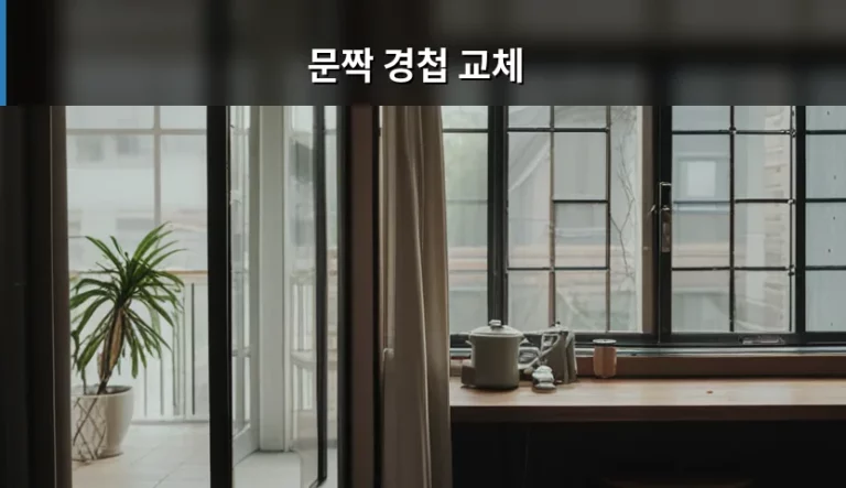 문짝 경첩 교체 방법과 상황별 부품 선택 가이드