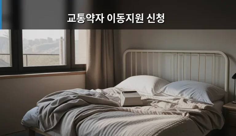 교통약자 이동지원 신청 방법과 이용 혜택 정리