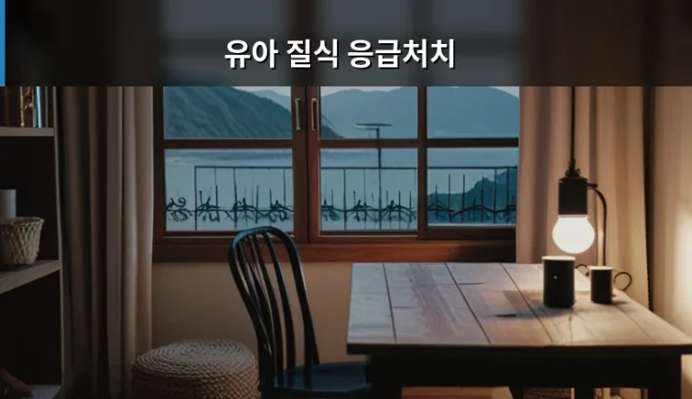 유아 질식 응급처치 방법과 상황별 대처 가이드