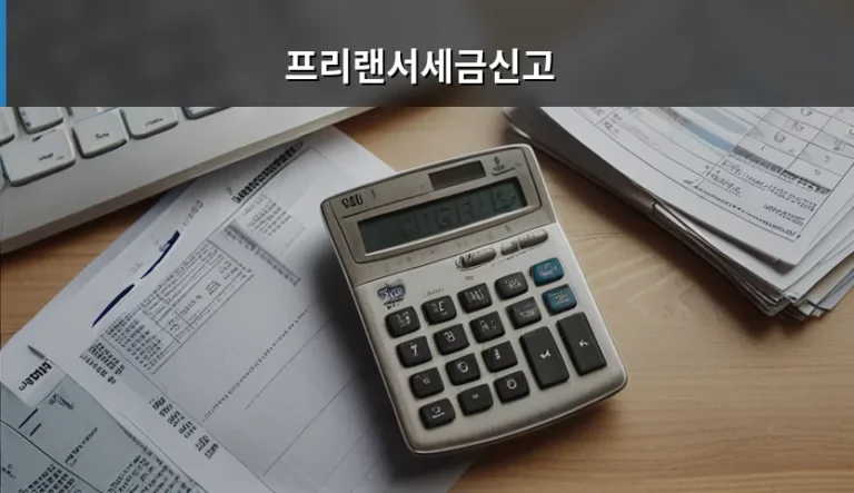 프리랜서세금신고 방법과 절세 전략 가이드