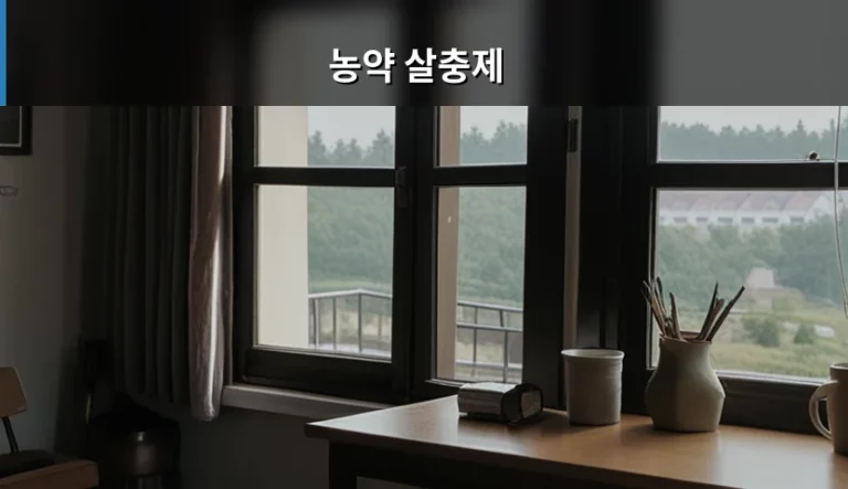 농약 살충제 안전 사용법과 잔류 기준 가이드