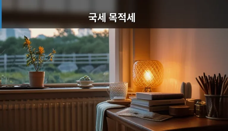 국세 목적세 종류와 운용 방식 및 납세자 가이드