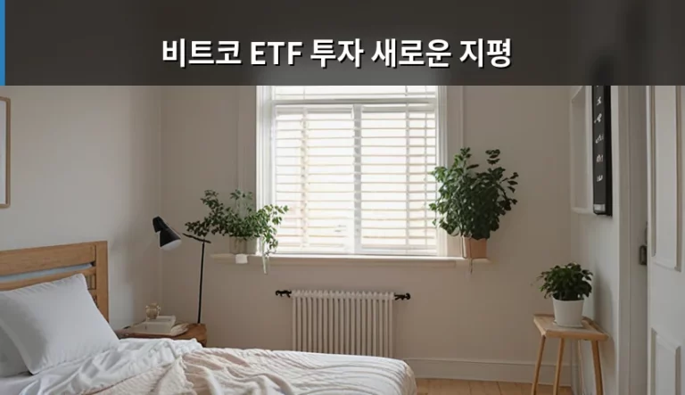 비트코 ETF 투자 새로운 지평과 효율적인 자산 관리법