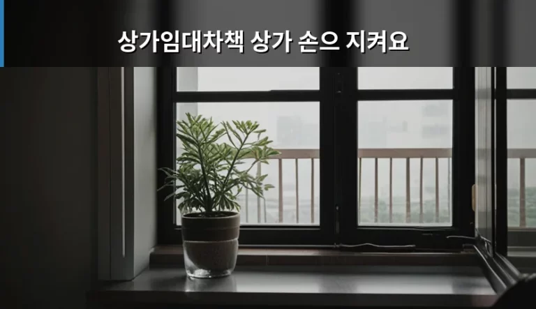 상가임대차책 상가 손으 지켜요 보증금과 권리금 보호 가이드