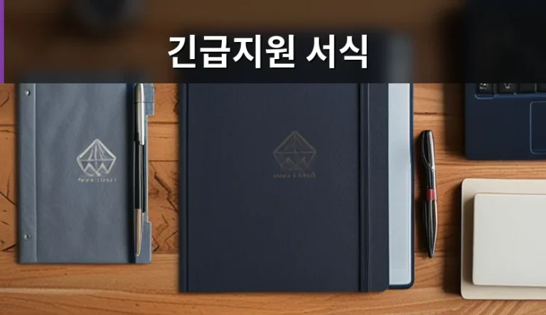 긴급지원 서식과 기초생활수급 신청, 무엇이 다를까
