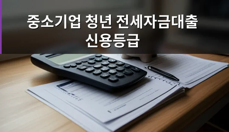 중소기업 청년 전세자금대출 신용등급, 낮아도 신청 가능할까