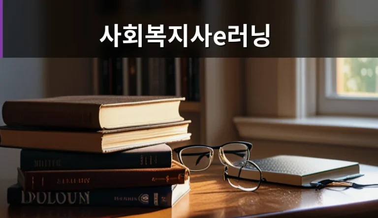 사회복지사e러닝 선택 전 확인해야 할 4가지 기준